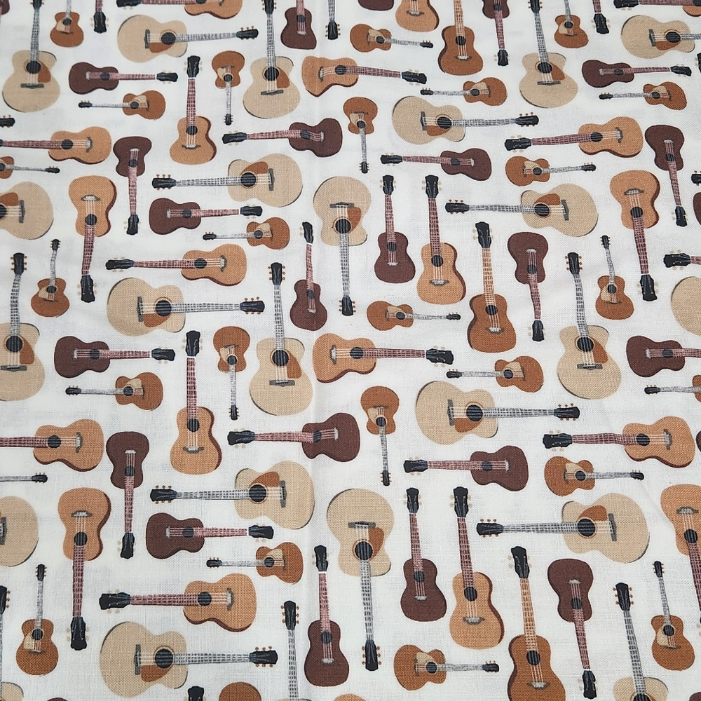 Timeless Treasures guitar fabric